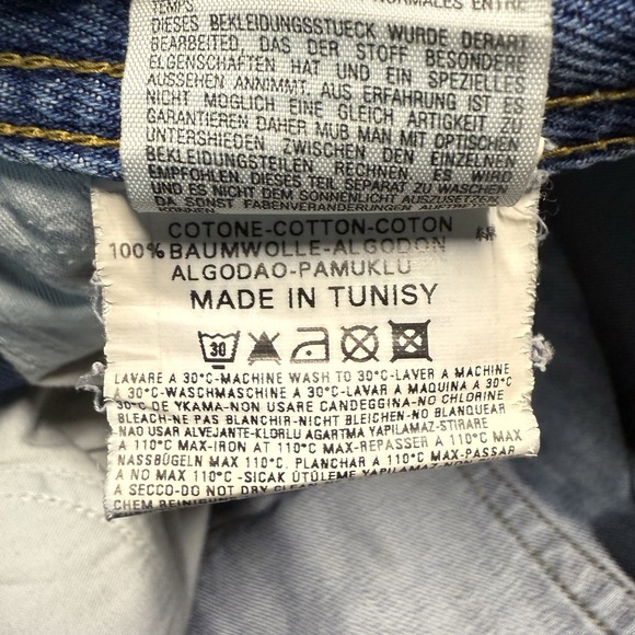 Diesel Viker Jeans‎ Mens 32x32 Light Wash Straight Leg Thrashed Fits 32x34 008AT - Picture 16 of 16